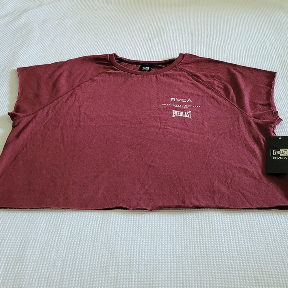 RVCA🏄& Everlast🥊Collab Raglan Muscle💪Tee - NWT - Picture 11 of 14
